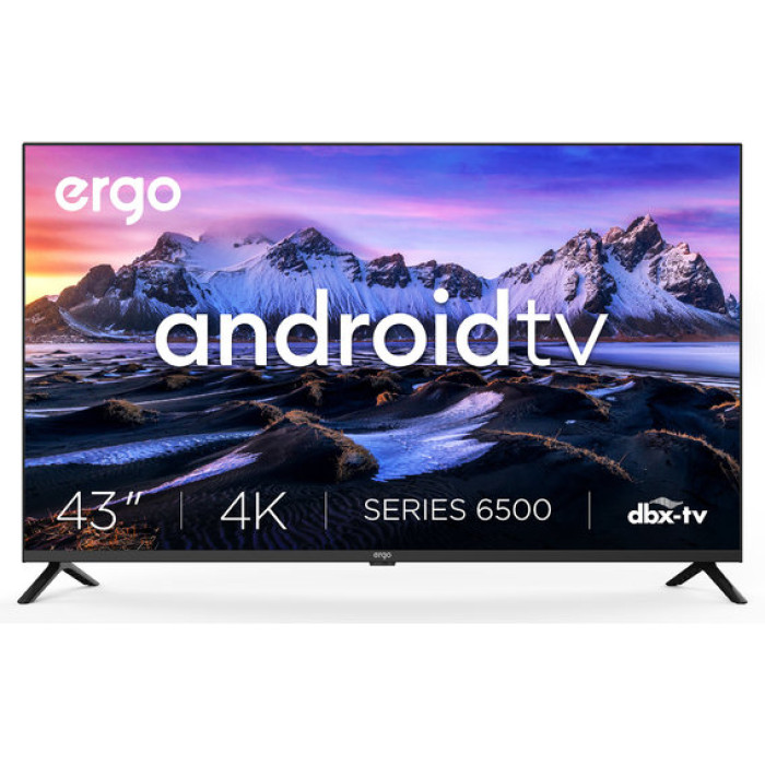 Телевизор ERGO 43GUS6500 купить в Киеве, Харькове, Днепре, Запорожье. Одессе, Львове магазин TOP TV