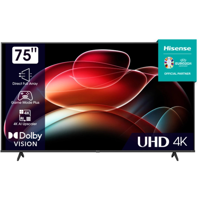 Телевізор HISENSE 75A6К купити у Київі, Харкові, Дніпрі, Одесі, Запоріжжі, Львові магазин TopTv