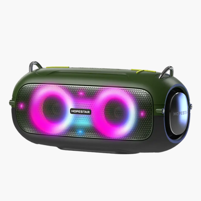 Портативна колонка HOPESTAR A41 Party green купити у Київі, Харкові, Дніпрі, Одесі, Запоріжжі, Львові магазин TopTv