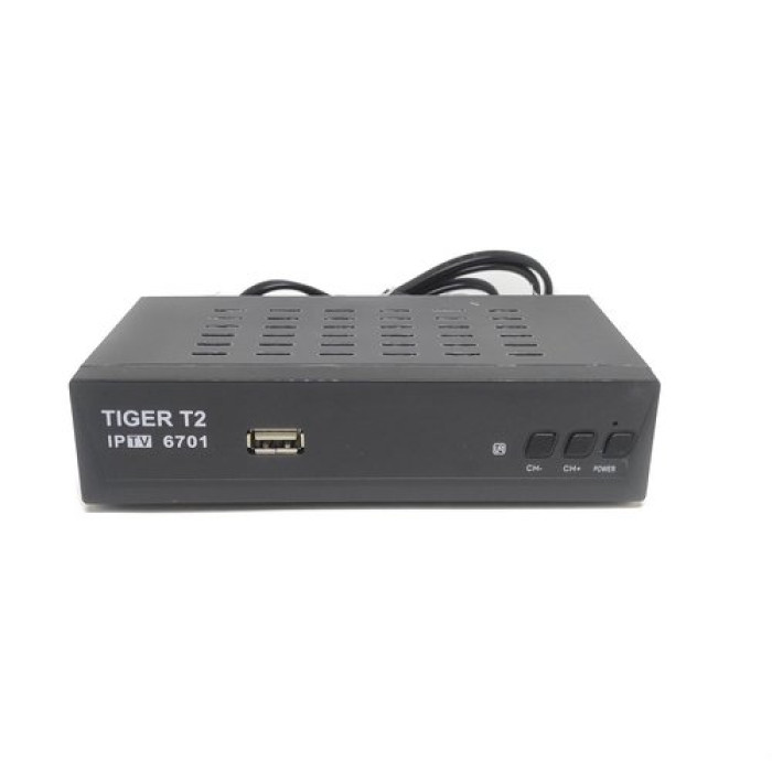 Ресивер TIGER T2 IPTV 6701 купить в Киеве, Харькове, Днепре, Запорожье. Одессе, Львове магазин TOP TV
