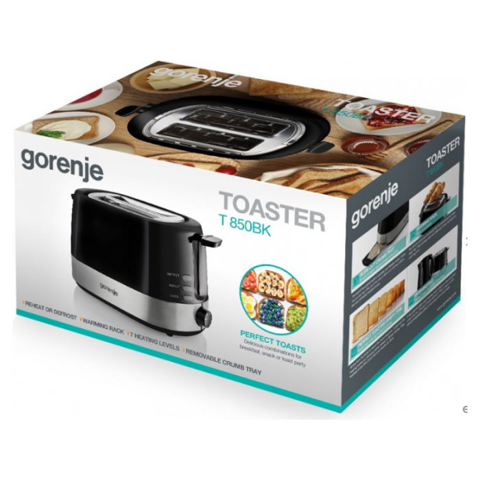 Тостер GORENJE T850BK