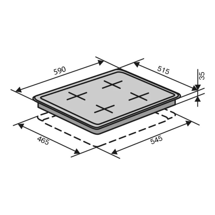 Варочная поверхность VENTOLUX HSF640-D3 CEST (MLX)