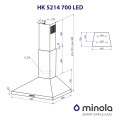 Витяжка MINOLA HK 5214 BL 700 LED