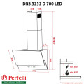 Витяжка PERFELLI DNS5252D700SGLED