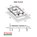 Варильна поверхня PERFELLI HGG31424WH