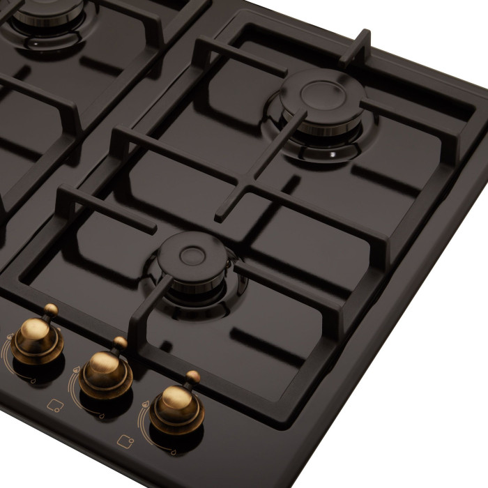 Варильна поверхня ELEYUS SILVA 60 BL+RB CF купити у Київі, Харкові, Дніпрі, Одесі, Запоріжжі, Львові магазин TopTv