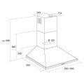 Витяжка PYRAMIDA KH 60 BL