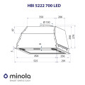 Витяжка MINOLA HBI 5222 BLF 700 LED
