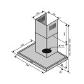 Витяжка VENTOLUX ITALIA 60 BG (1200) TRC