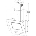 Витяжка PYRAMIDA ANR-F60S(1150)GBL