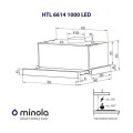 Витяжка MINOLA HTL6614I1000LED