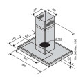 Витяжка VENTOLUX ISOLA ITALIA BG (1000)