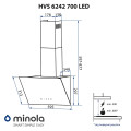 Витяжка MINOLA HVS6242IV700LED