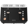 Тостер ECG ST 4768 Timber Black