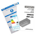 Витяжка ELEYUS URBAN 800 LED 52 BL