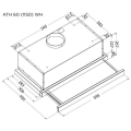 Витяжка PYRAMIDA ATH60(1150)WH
