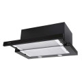 Витяжка VENTOLUX GARDA 60 BK (1100) LED