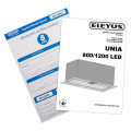 Витяжка ELEYUS UNIA 1200 LED 52 BL