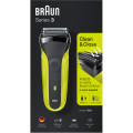 Електробритва BRAUN Series 3 300s Black/Green