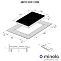 Варильна поверхня MINOLA MVH 3031 KBL