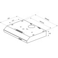 Витяжка PYRAMIDA UX 50 (380) B BL