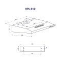 Витяжка MINOLA HPL 612 BL