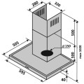 Витяжка VENTOLUX ITALIA 60BG/BK(1000) TC MS