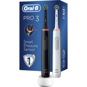 Зубная щетка Oral-B Pro 3 3900 Cross Action White+Black