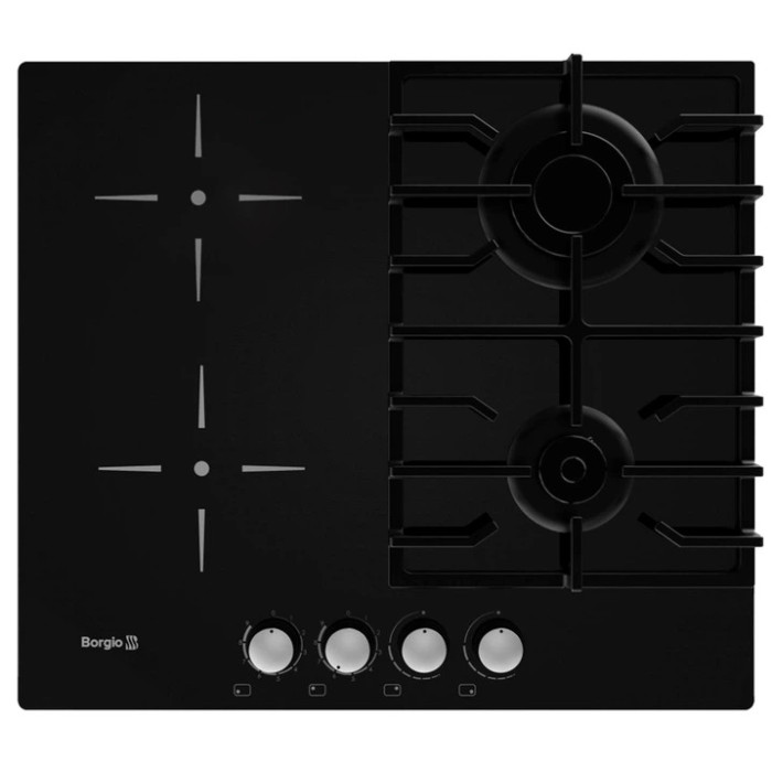 Варильна поверхня BORGIO VСG622 Black GLASS FFD купити у Київі, Харкові, Дніпрі, Одесі, Запоріжжі, Львові магазин TopTv