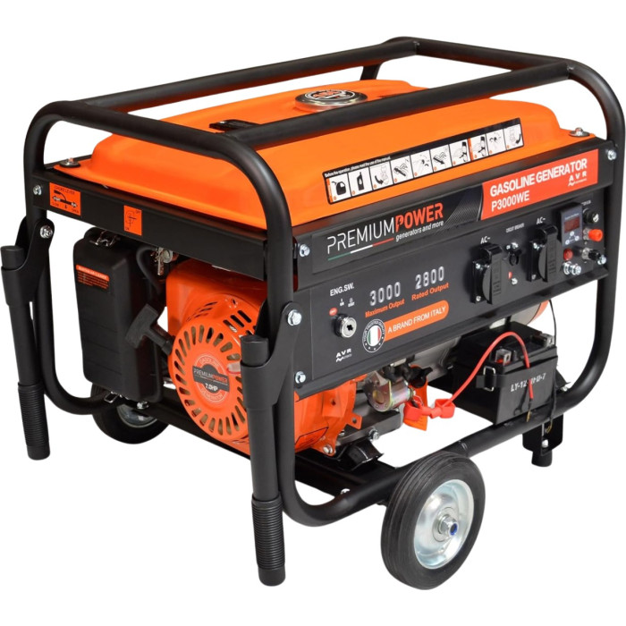 Генератор Premium Power P3000WE купити у Київі, Харкові, Дніпрі, Одесі, Запоріжжі, Львові магазин TopTv
