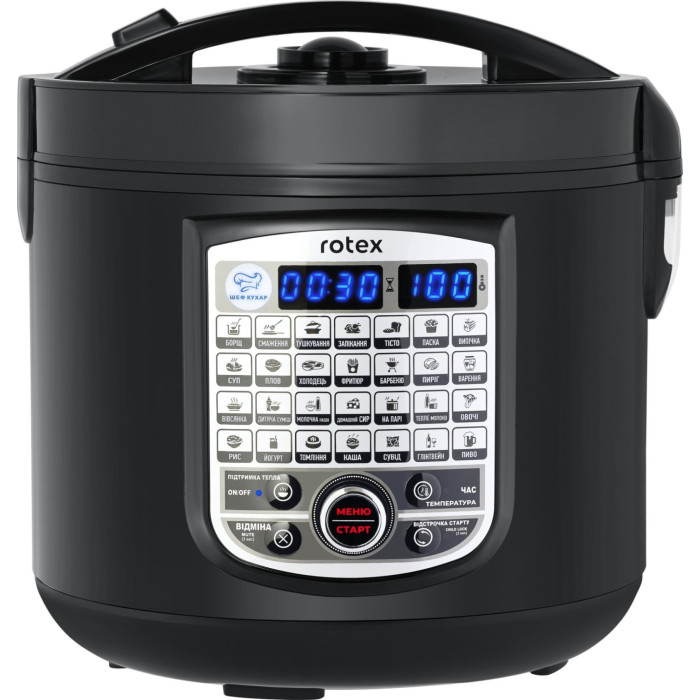 Мультиварка ROTEX RMC506-CB купити у Київі, Харкові, Дніпрі, Одесі, Запоріжжі, Львові магазин TopTv
