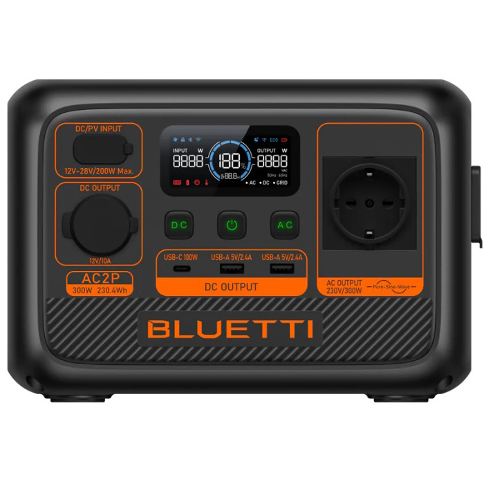 Портативна електростанція BLUETTI AC2P купити у Київі, Харкові, Дніпрі, Одесі, Запоріжжі, Львові магазин TopTv