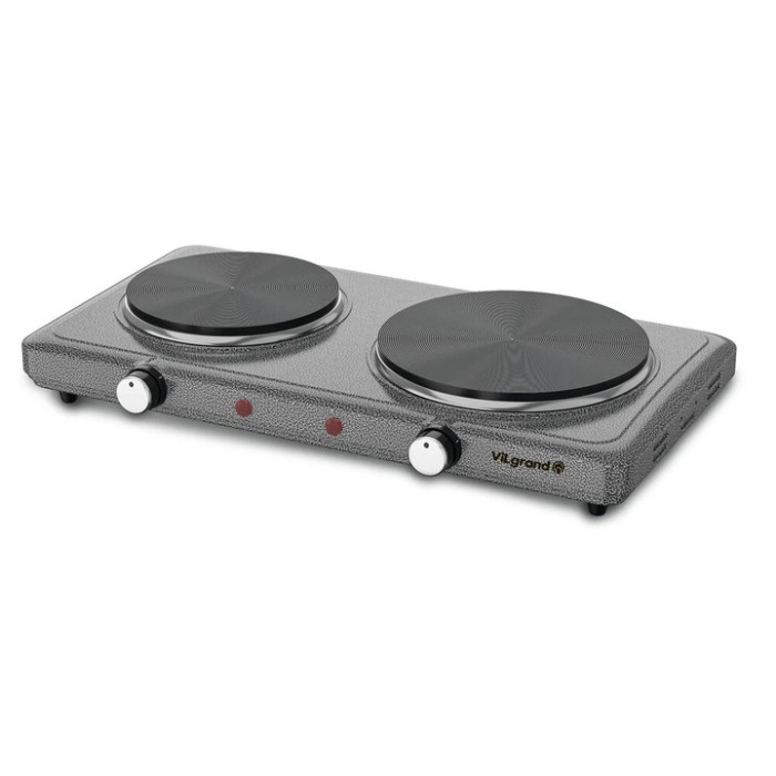 Плита настольная VILGRAND VHP 182F Gray купить в Киеве, Харькове, Днепре, Запорожье. Одессе, Львове магазин TOP TV
