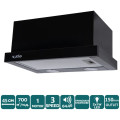 Витяжка VENTOLUX GARDA 45 BK (700) LED купити у Київі, Харкові, Дніпрі, Одесі, Запоріжжі, Львові магазин TopTv