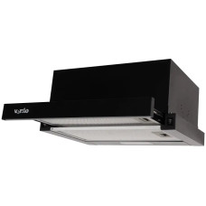 Витяжка VENTOLUX GARDA 45 BK (700) LED 2S