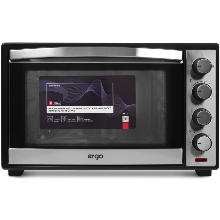 Электропечь Ergo TO-940 купить в Киеве, Харькове, Днепре, Запорожье. Одессе, Львове магазин TOP TV