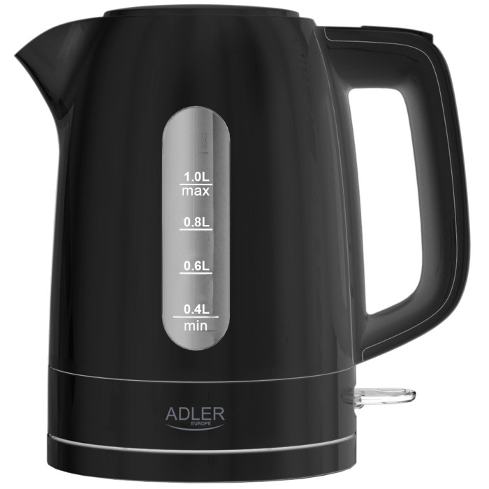 Електрочайник ADLER AD1380 black купити у Київі, Харкові, Дніпрі, Одесі, Запоріжжі, Львові магазин TopTv