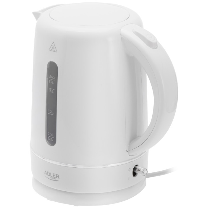 Електрочайник ADLER AD1385 white купити у Київі, Харкові, Дніпрі, Одесі, Запоріжжі, Львові магазин TopTv