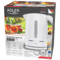 Електрочайник ADLER AD1385 white купити у Київі, Харкові, Дніпрі, Одесі, Запоріжжі, Львові магазин TopTv