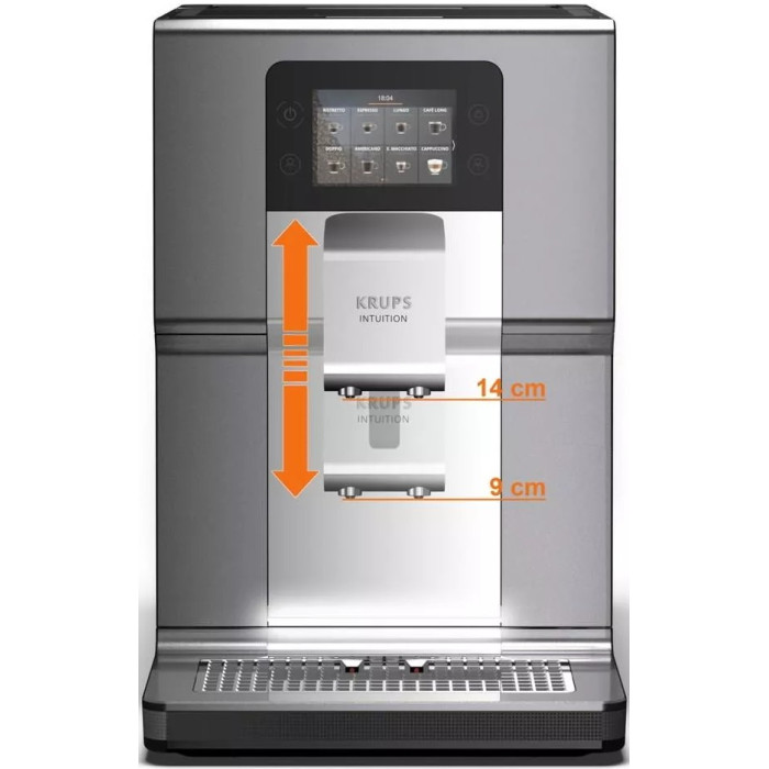 Кавоварка Krups Intuition Preference+ EA875E10 купити у Київі, Харкові, Дніпрі, Одесі, Запоріжжі, Львові магазин TopTv
