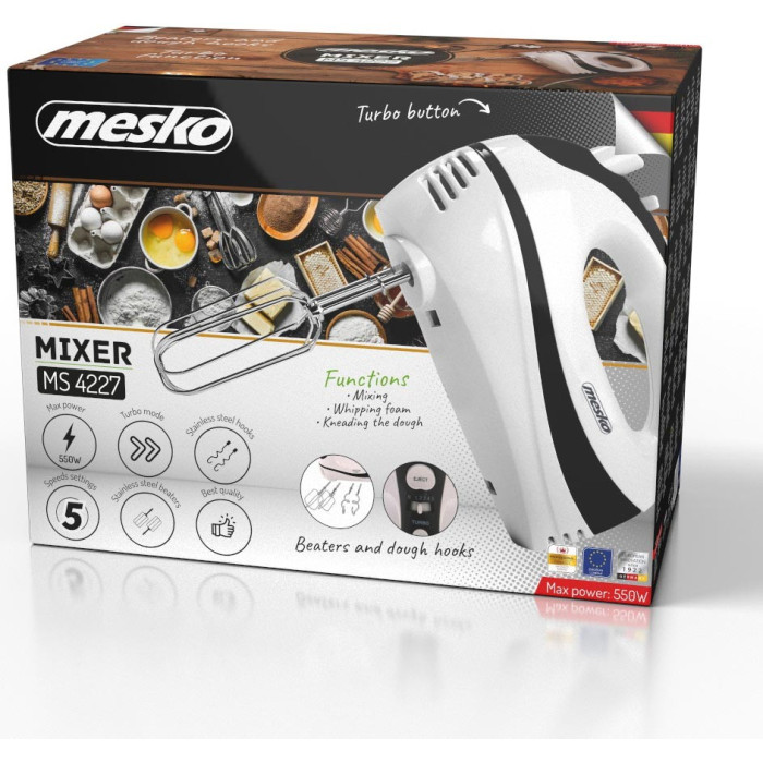 Міксер MESKO MS4227 купити у Київі, Харкові, Дніпрі, Одесі, Запоріжжі, Львові магазин TopTv