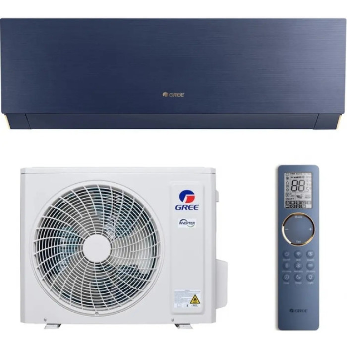 Кондиціонер GREE GWH09AUCXB-K6DNA1A Blue купити у Київі, Харкові, Дніпрі, Одесі, Запоріжжі, Львові магазин TopTv