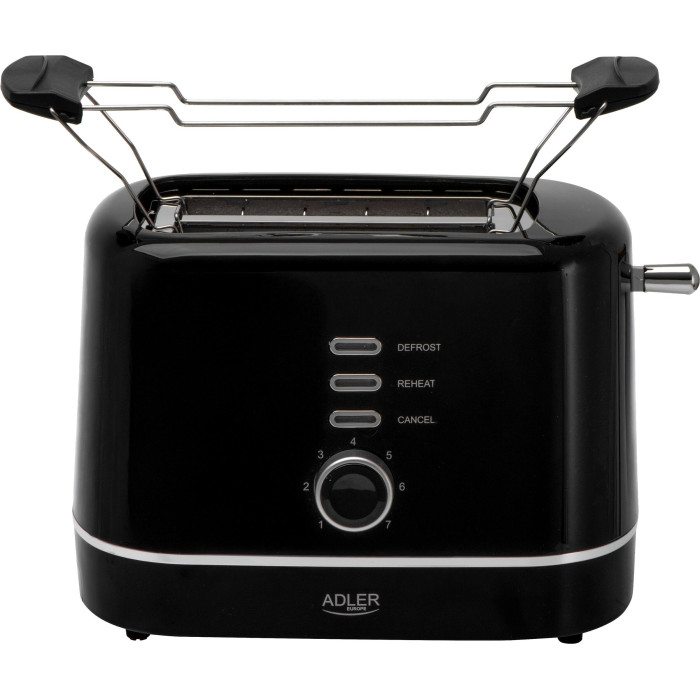 Тостер ADLER AD3224 black купити у Київі, Харкові, Дніпрі, Одесі, Запоріжжі, Львові магазин TopTv