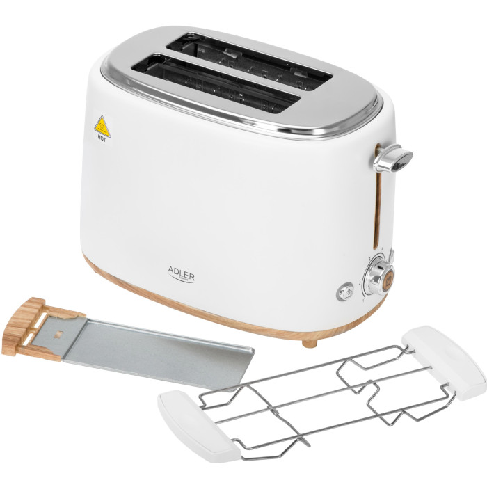 Тостер ADLER AD3225 купити у Київі, Харкові, Дніпрі, Одесі, Запоріжжі, Львові магазин TopTv