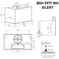 Витяжка MINOLA BGH 5977 WH Silent купити у Київі, Харкові, Дніпрі, Одесі, Запоріжжі, Львові магазин TopTv