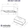 Витяжка MINOLA HBI 5323 I 800 LED купити у Київі, Харкові, Дніпрі, Одесі, Запоріжжі, Львові магазин TopTv