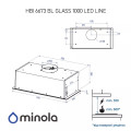 Витяжка MINOLA HBI6673 BL GLASS 1000LED Line купити у Київі, Харкові, Дніпрі, Одесі, Запоріжжі, Львові магазин TopTv