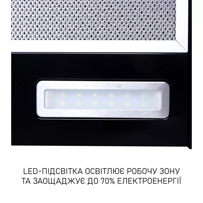 Витяжка MINOLA HTL 6615 BL 1000 LED купити у Київі, Харкові, Дніпрі, Одесі, Запоріжжі, Львові магазин TopTv