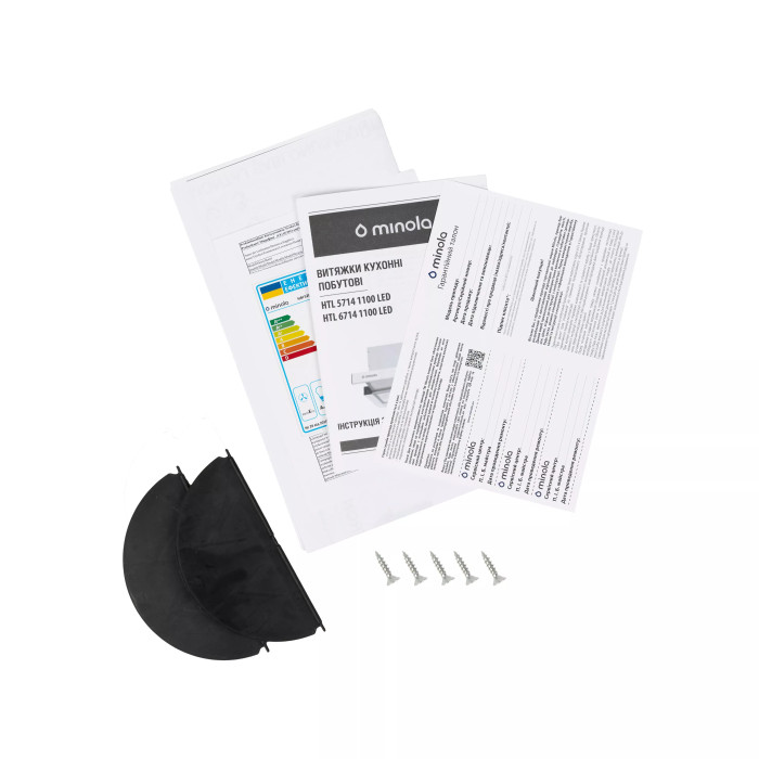 Витяжка MINOLA HTL 6714 BL 1100 LED купити у Київі, Харкові, Дніпрі, Одесі, Запоріжжі, Львові магазин TopTv