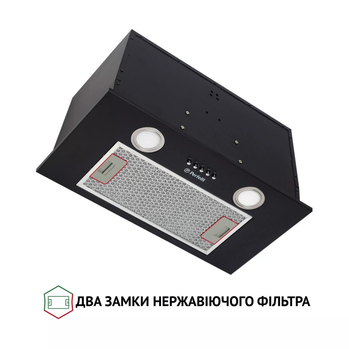 Витяжка PERFELLI BI 5652 BL 1000 LED купити у Київі, Харкові, Дніпрі, Одесі, Запоріжжі, Львові магазин TopTv